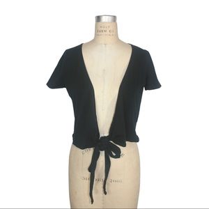 Hollister must-have collection black baby tee (Size M)